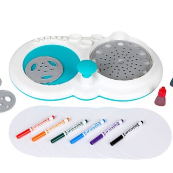 Spin and Spiral Art Station - Crayola - 2 in 1 Art Kit - New! - Picture 2 of 3